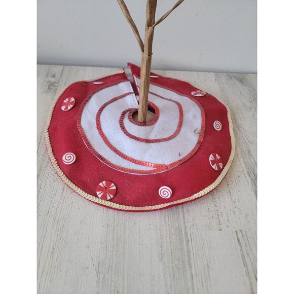 Charlie Brown style Xmas Tree mini skirt home decor pine - Picture 2 of 12